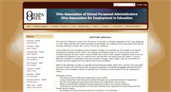 Desktop Screenshot of oaspa-oaee.org